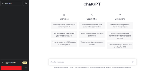 ChatGPT メッセージ送信