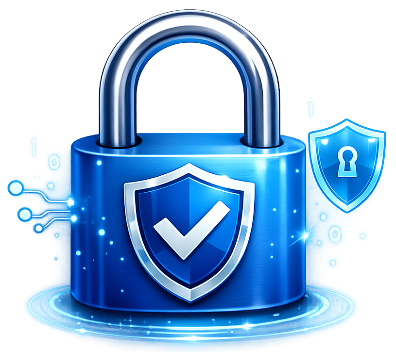 セキュリティの錠前